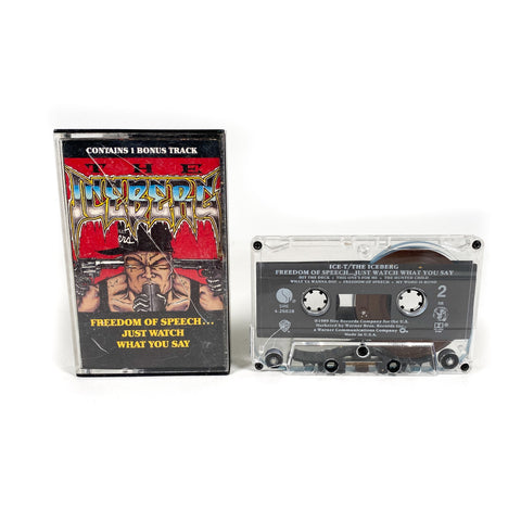 Vintage 1989 Ice-T The Iceberg Cassette Tape