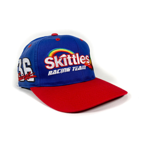Vintage 90's Skittles Racing Team Ernie Irvan Hat