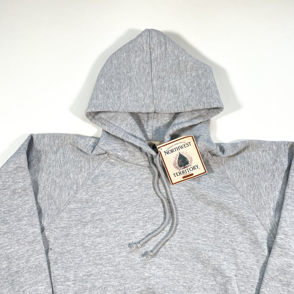 Vintage 90 s Northwest Territory Kmart Deadstock Gray Hoodie