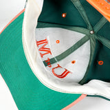 Vintage 90's University of Miami Split Bar Hat