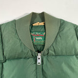 Vintage 80's Walls Blizzard Pruf Feather Down Green Puffer Jacket