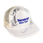 Vintage 80's Monroe Race Team Derrike Cope Richard Petty Autograph Hat