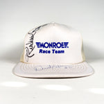 Vintage 80's Monroe Race Team Derrike Cope Richard Petty Autograph Hat