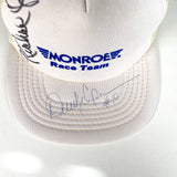 Vintage 80's Monroe Race Team Derrike Cope Richard Petty Autograph Hat