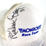 Vintage 80's Monroe Race Team Derrike Cope Richard Petty Autograph Hat