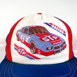 Vintage 80's STP Racing Richard Petty Pontiac Nascar Trucker Hat