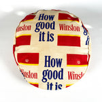 Vintage 70's Winston Cigarettes How Good It Is USA Made Newsboy Hat