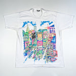 Vintage 90's New York City Times Square Art T-Shirt