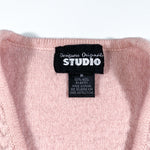 Vintage 90's Designers Originals Pink Wool Sweater Vest