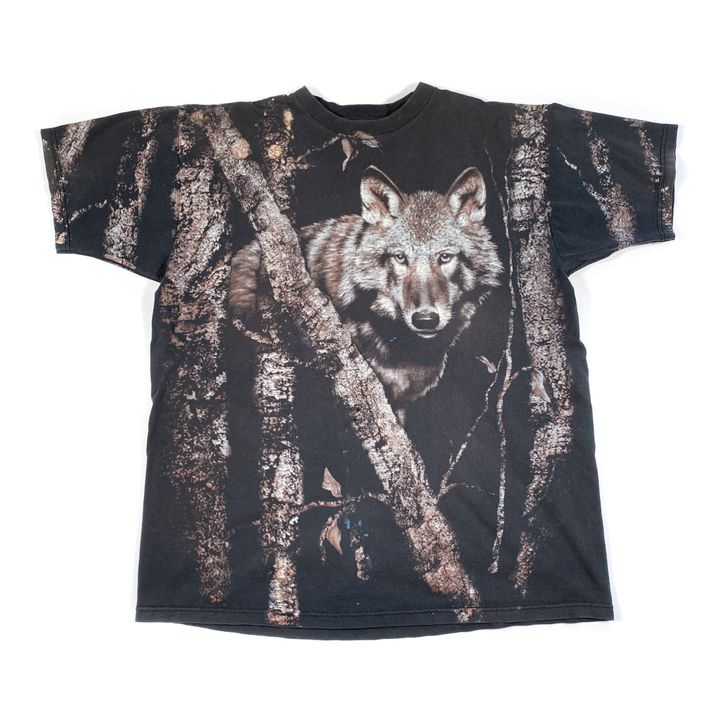 Vintage 90's Radical Nature AOP Wolf T-Shirt – CobbleStore Vintage