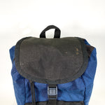 Vintage 90's Outdoor Products Blue Black Tribal Stripe Synch Backpack