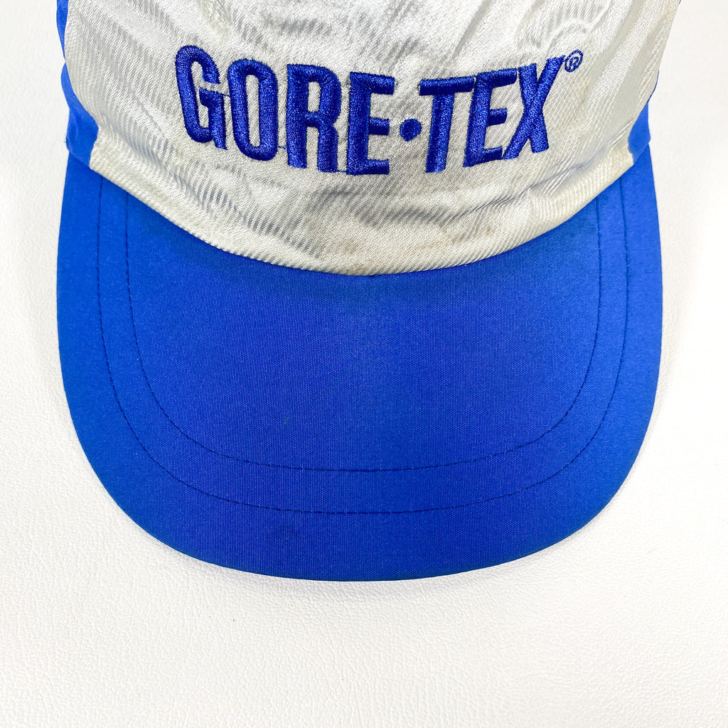 Vtg 90s Outdoor Research OR Goretex Rain Hat Mens Tech USA M Blue/Black