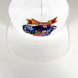 Vintage 90's Bill Elliott Coors Light Nascar Made in USA White Trucker Hat