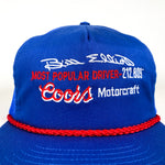 Vintage 90's Bill Elliott Coors Motorsport Nascar Made in USA Trucker Hat