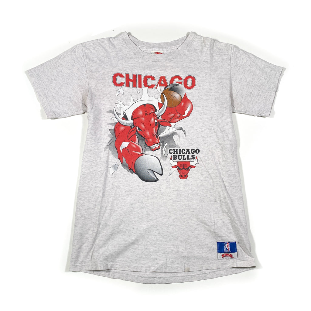 VTG Chicago Bulls Crewneck Sweatshirt Red 90s NBA Made USA Mens M Nutmeg  Mills