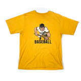 Vintage 70's Baseball Player Cartoon T-Shirt