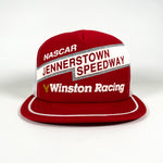 Vintage 80's Jennerstown Speedway NASCAR Winston Racing Trucker Hat