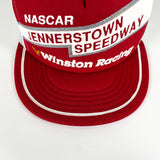 Vintage 80's Jennerstown Speedway NASCAR Winston Racing Trucker Hat