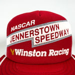 Vintage 80's Jennerstown Speedway NASCAR Winston Racing Trucker Hat