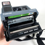 Vintage 80's Polaroid Impulse 600 Instant Film Gray Camera