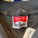 Vintage 90's Marlboro Unlimited Train Black Pocket T-Shirt
