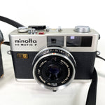 Vintage 70's Minolta Hi-Matic F 35mm Rangefinder Film Camera