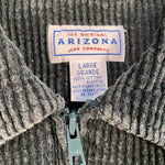 Vintage Y2K Arizona Jeans Size L Green Corduroy Full Zip Shirt Jacket