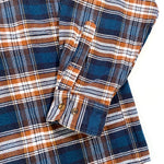 Vintage 90's Field Gear Size M Blue Brown Heavyweight Flannel Shirt