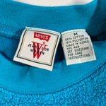 Vintage Y2K Levi's Jeans Women's Fleece Vaporwave Cropped Crewneck Sweatshirt
