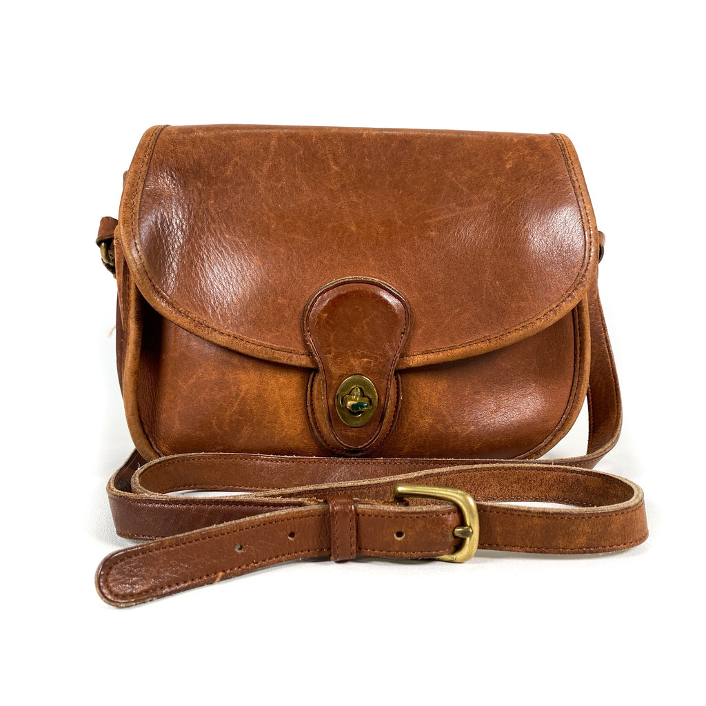 Coach Soho Saddle Handbag Tan Leather – LUDIC