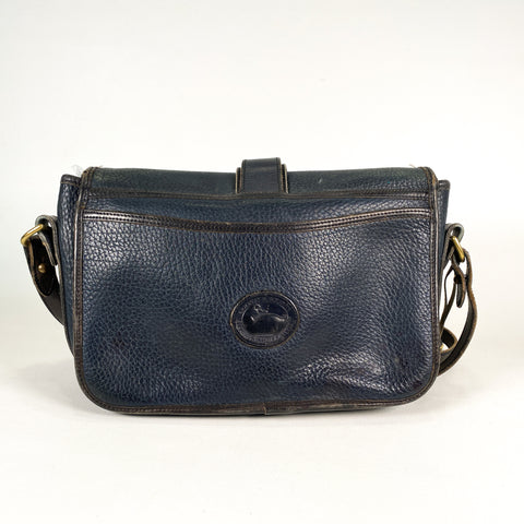 Black Soft Leather Dooney & Bourke Hand Bag Purse Parasole Bottom |  EstateSales.org