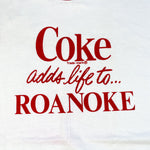 Vintage 80's Coke Roanoke Virginia Ringer T-Shirt