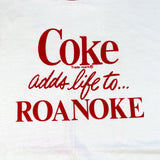 Vintage 80's Coke Roanoke Virginia Ringer T-Shirt