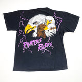 Vintage 90's Righteous Rulers Biker Eagle Thunder T-Shirt