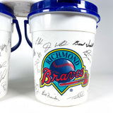 Vintage 90's Richmond Braves Pennzoil B103.7 Bucket Jr. Set of 3 Thermos