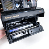 Vintage 80's Polaroid Spectra Onyx Clear Body Instant Film Camera
