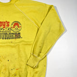 Vintage 80's Wendy's Hamburgers Crewneck Sweatshirt