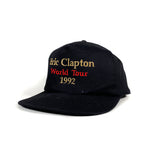 Vintage 1992 Eric Clapton World Tour Black Snapback Hat