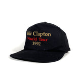 Vintage 1992 Eric Clapton World Tour Black Snapback Hat
