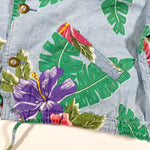 Vintage 90's Tropical Beach Cover Up Jacket