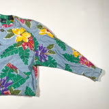 Vintage 90's Tropical Beach Cover Up Jacket