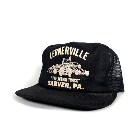 Vintage 80's Lernerville Speedway Sarver PA USA Made Trucker Hat