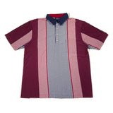 Vintage 90's Vertical Stripe Golf Polo Shirt