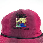 Vintage 80's Golden Valley Country Club Golf Course Rope Hat