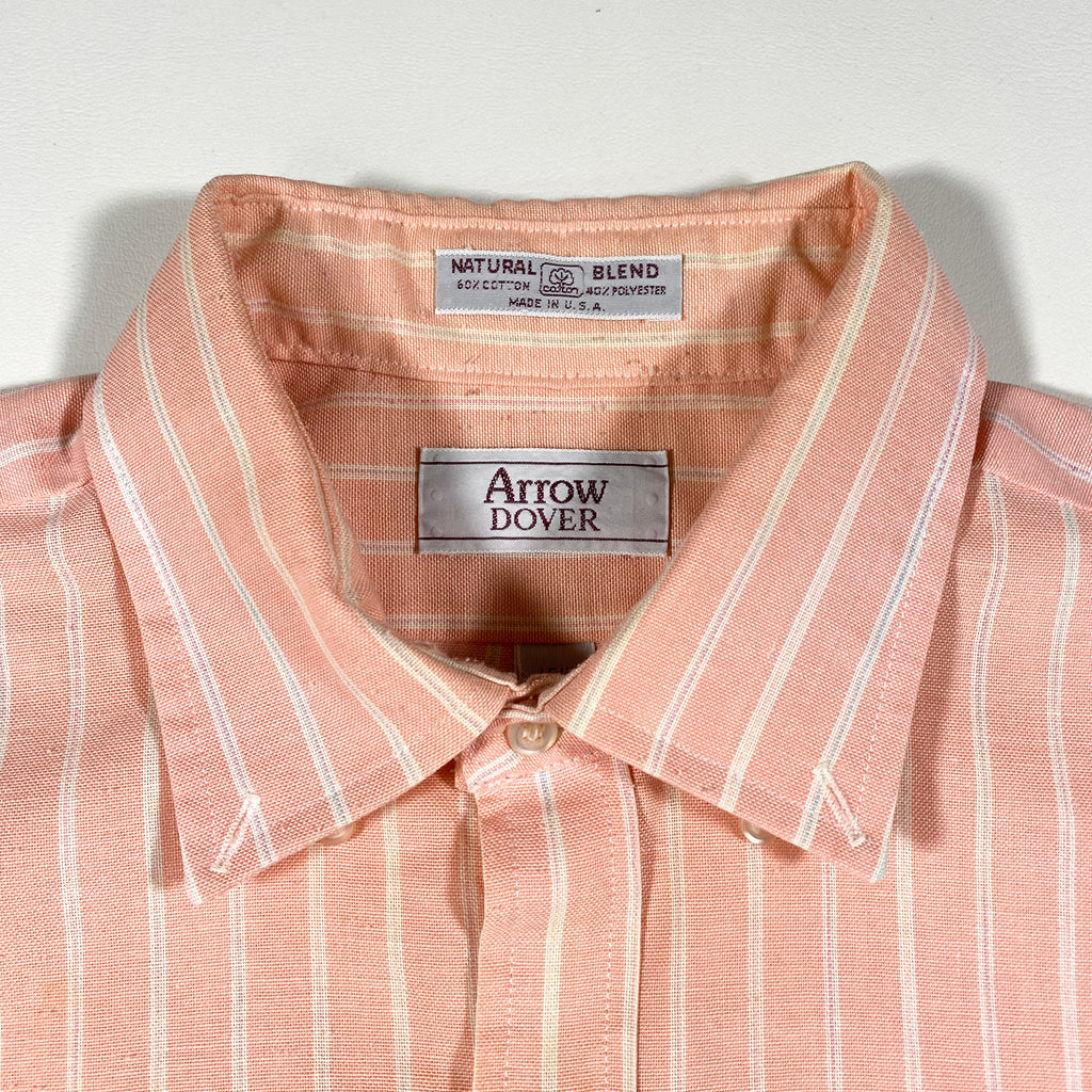 arrow dress shirts Vintage 90's Arrow Dover Longsleeve Button Up Shirt – CobbleStore Vintage