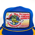 Vintage 80's Pennsboro Speedway WV Dirt Track World Championship Hat