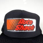 Vintage 80's Auto Shack AutoZone Car Parts Store Black Trucker Hat