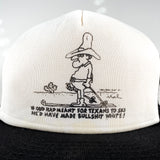 Vintage 80's Texas Texans Souvenir Funny Novelty Skiing Trucker Hat