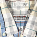Vintage 80's McGregor Contemporary Plaid Button Down Shirt