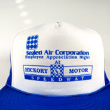 Vintage 80's Hickory Motor Speedway Sealed Air Corp Trucker Hat